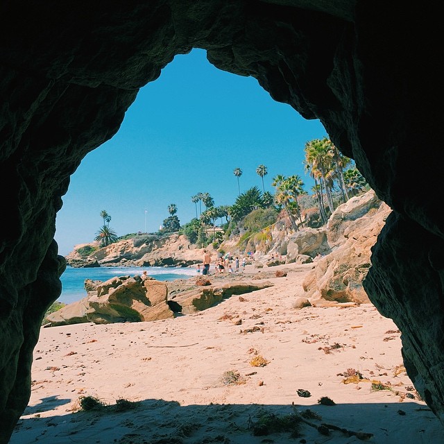Found a cool cave.