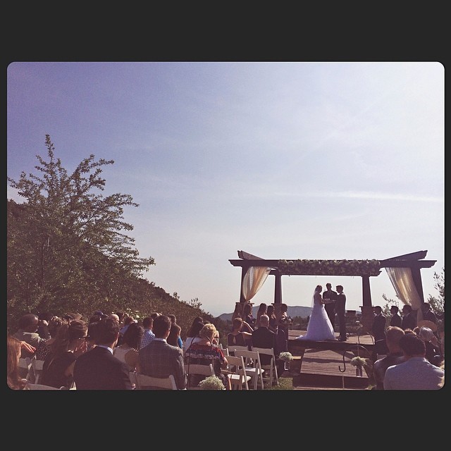 Watched one of my best friends get married to the girl of his dreams.