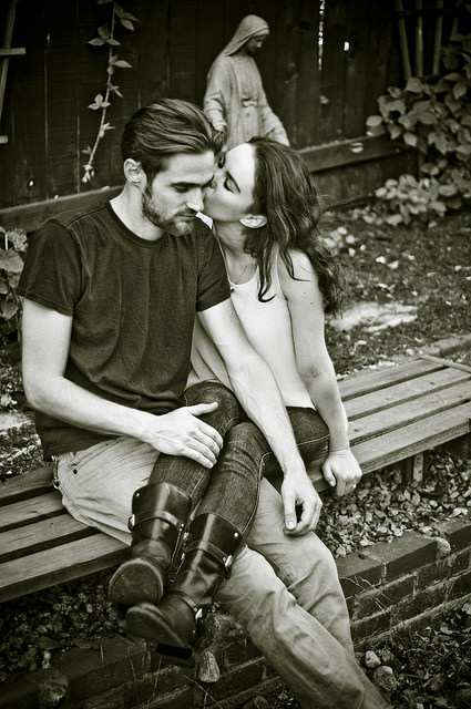 Did a mini engagement shoot for a high school friend...