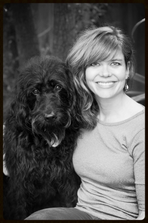 Mary and her pup Shaia.