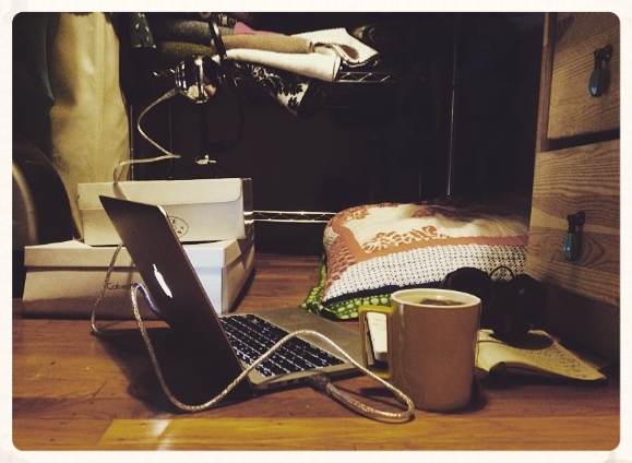 The recording studio.