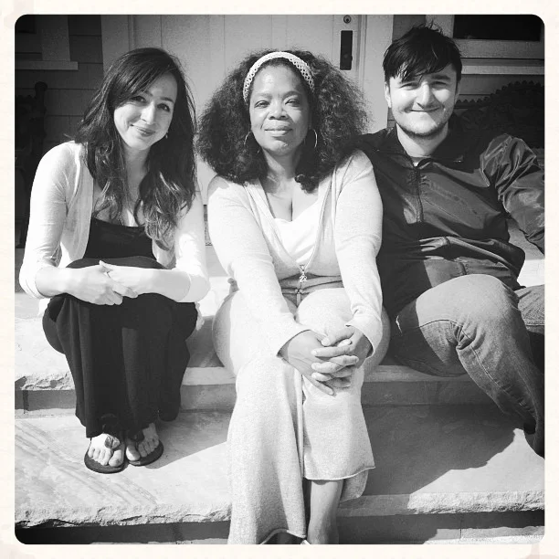 Mastin and Oprah, BFFs.