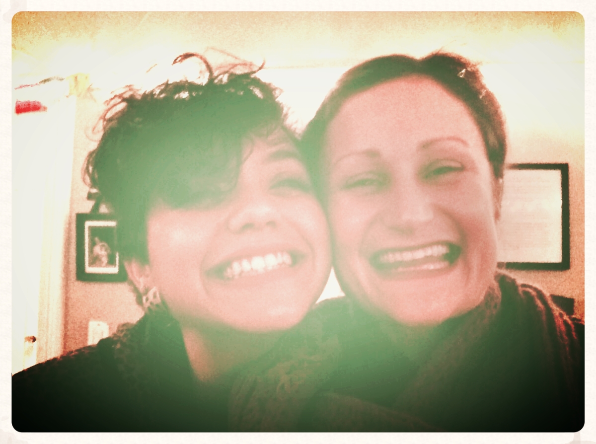 San Francisco, January, 2015. My love Regina, who I was put in touch with through a friend I made at one of my Meetups. We followed each other on social media, I went to one of her sister's brunches, she came to my yoga classes. Love story.