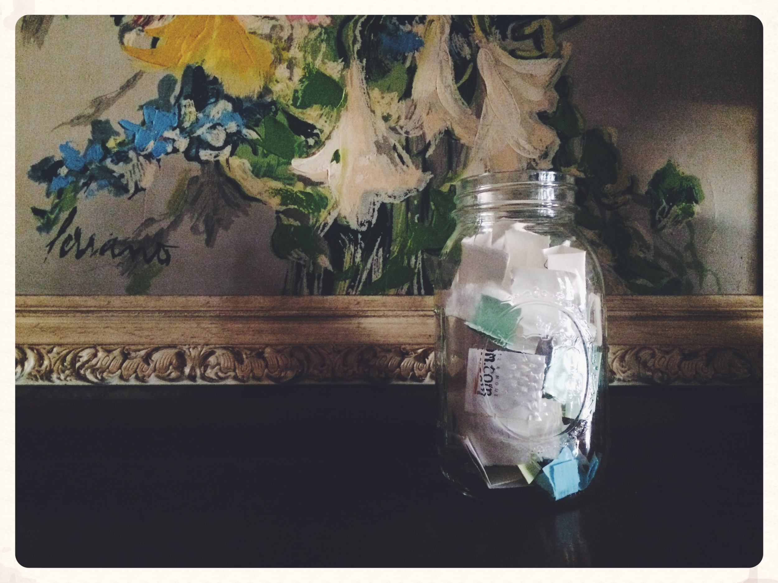 My temporary Happiness Jar in Fresno.