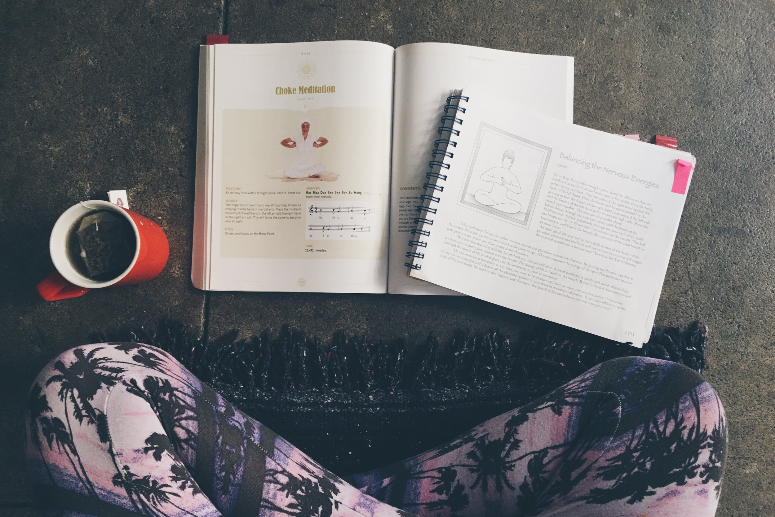 I am not a same time/same place/routine meditator. As long as I get five minutes in a day, I don't care how it gets done or what it looks like. It all adds up, and for me just doing it is what counts. 
