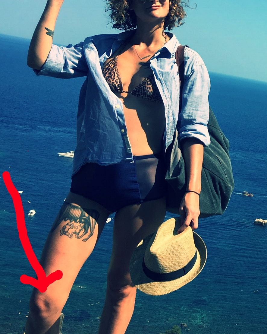 #11. Often when I look at a photo like this all I see is knee.