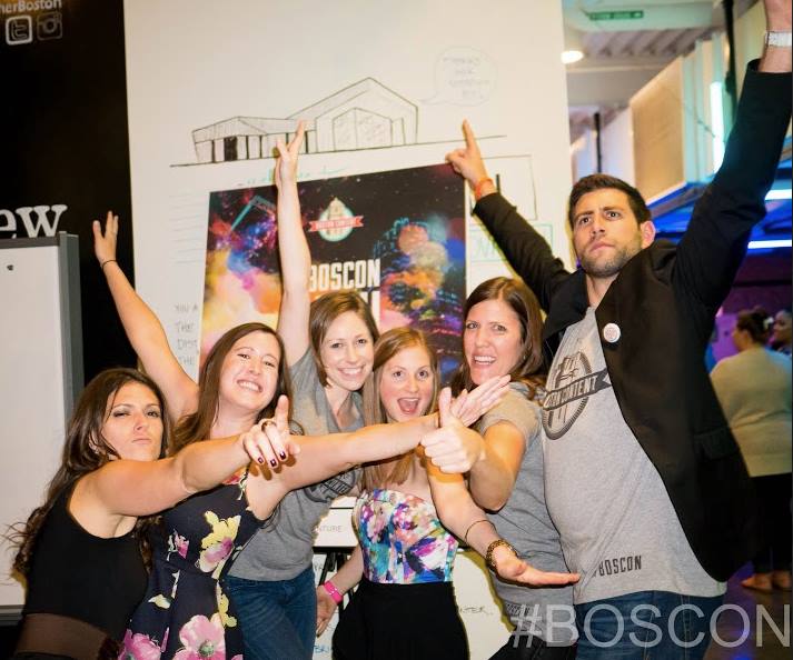 The BosCon committee knows how to celebrate. | Image via Ben Lewis