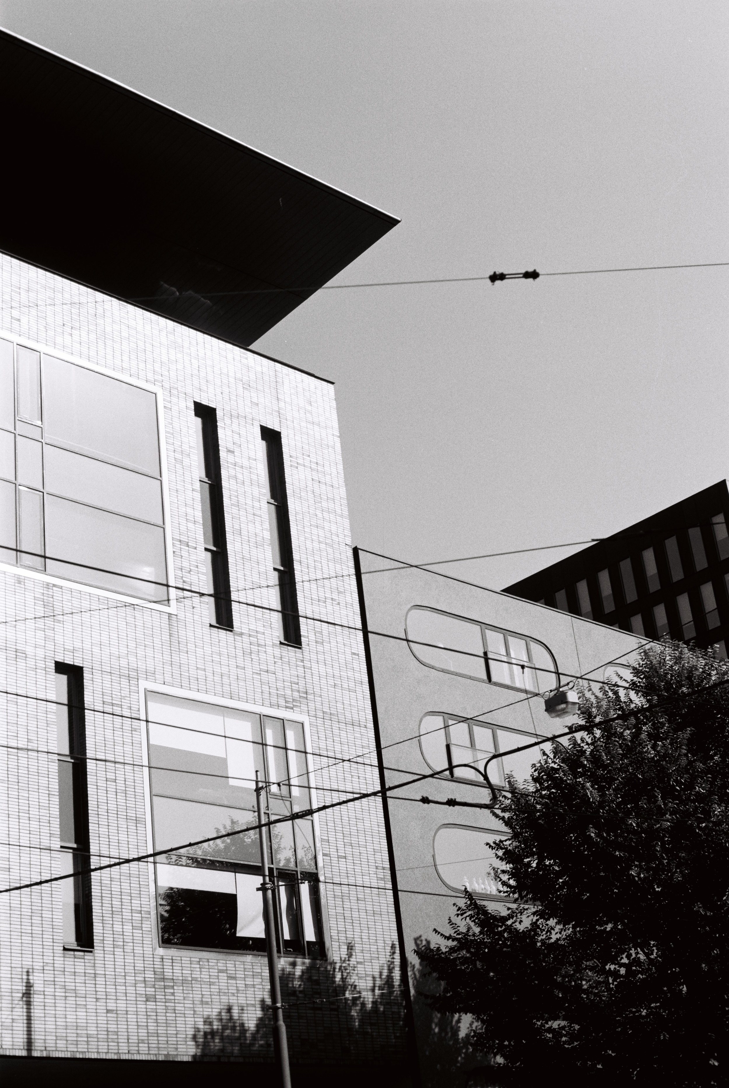 Line Drawing. Tram lines in all of the places.