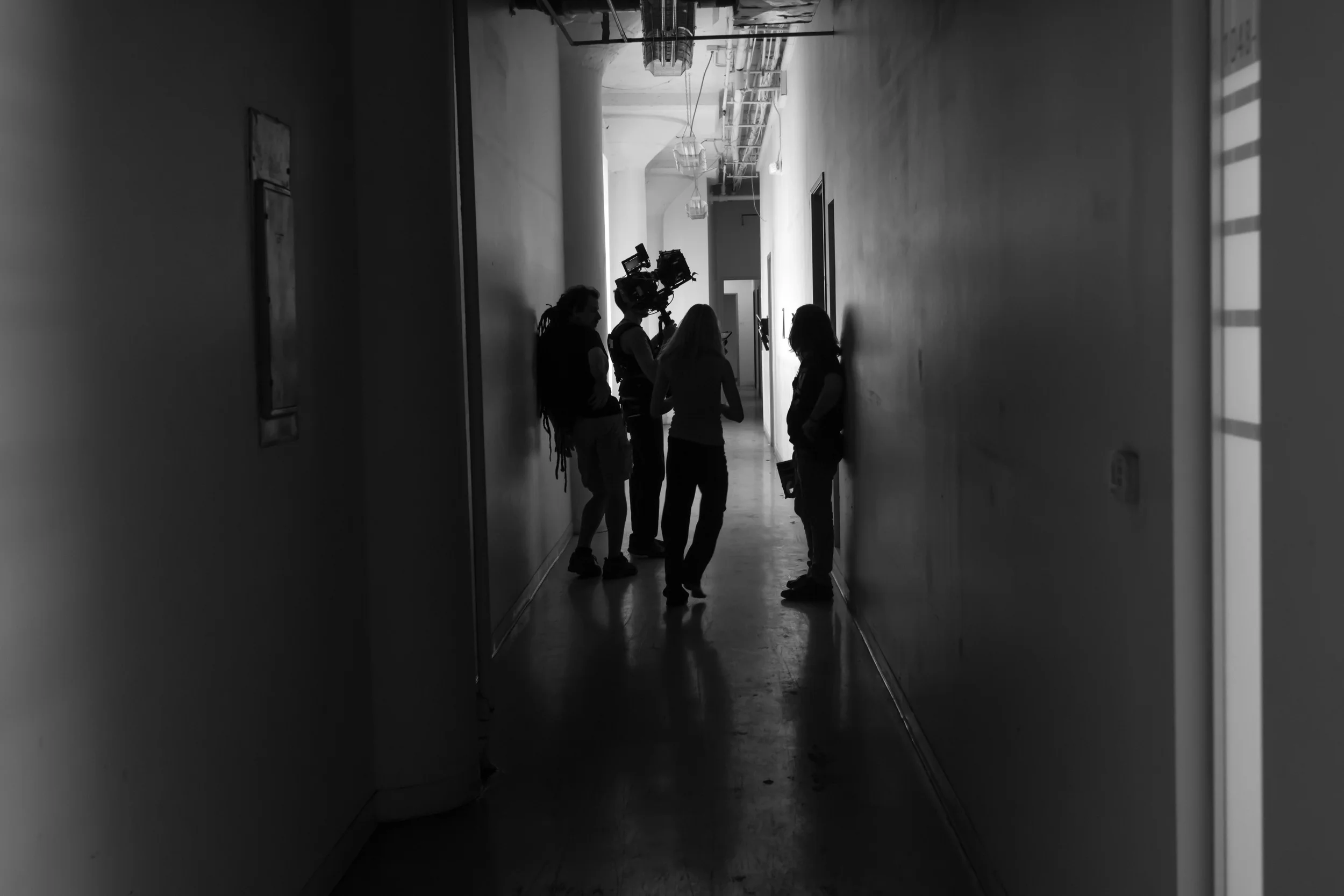 Still from the set of "Harper Finch," the short film. Click here for more!