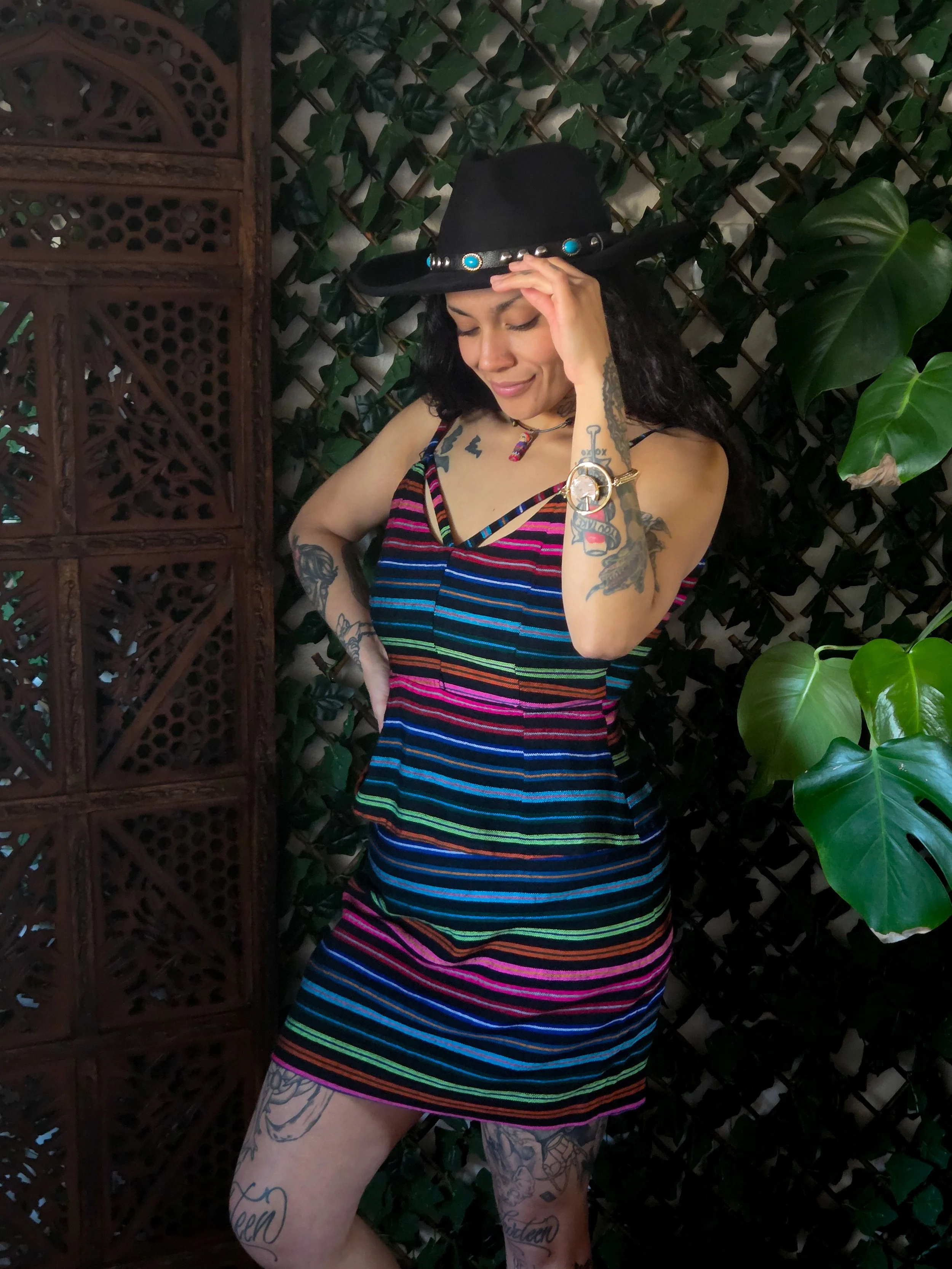 Mexicana Skirt (Black Rainbow)