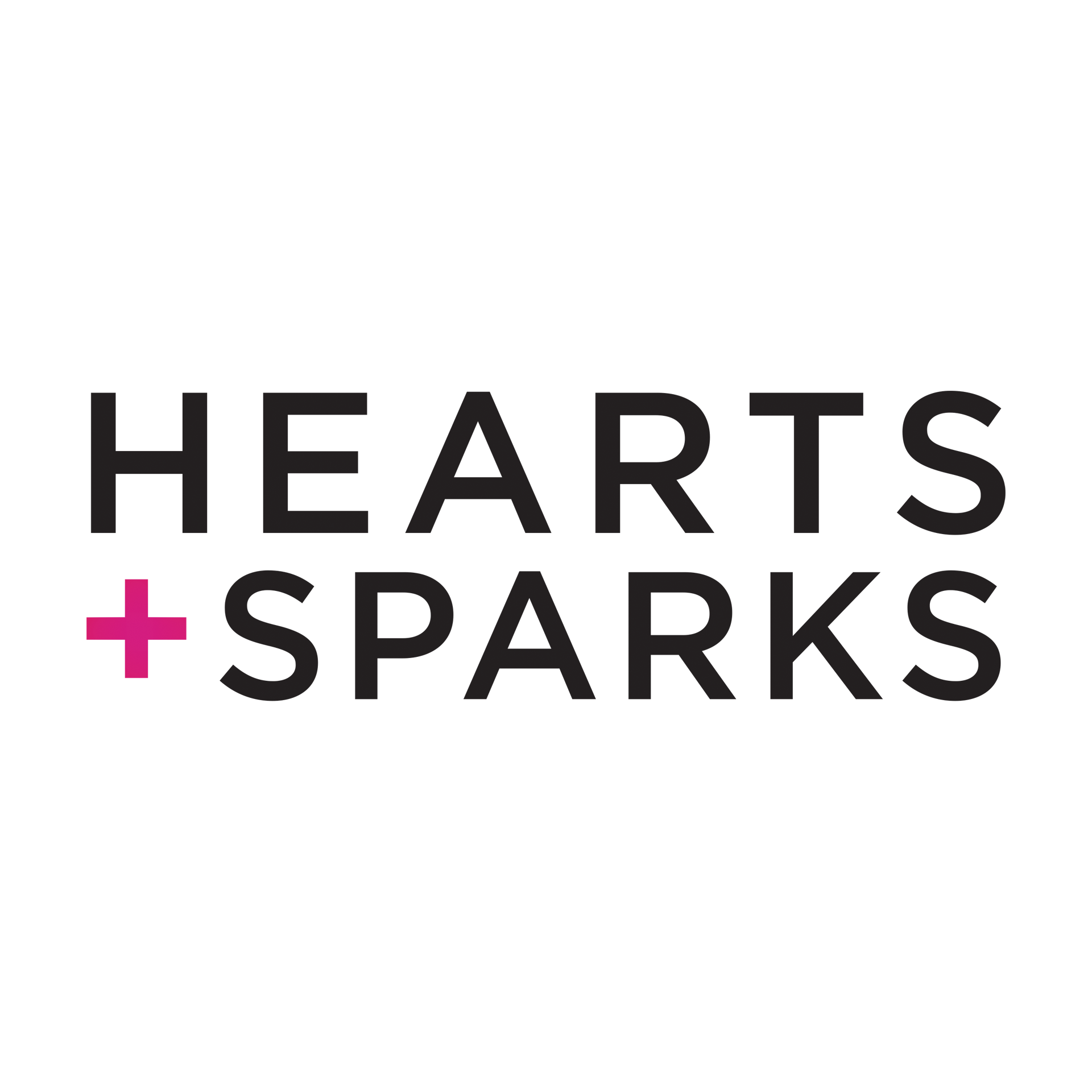 heart and sparks