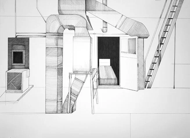 Site C (2011) Graphite on bristol 22 x 30 inches