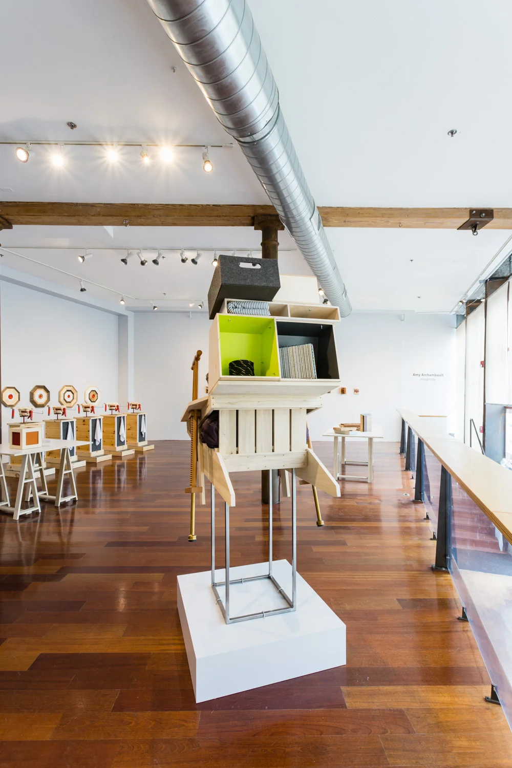 Imaginate at Boston Sculptors Gallery (2016) Bounce (2016) Installation Photo Courtesy of Matthew Gamber