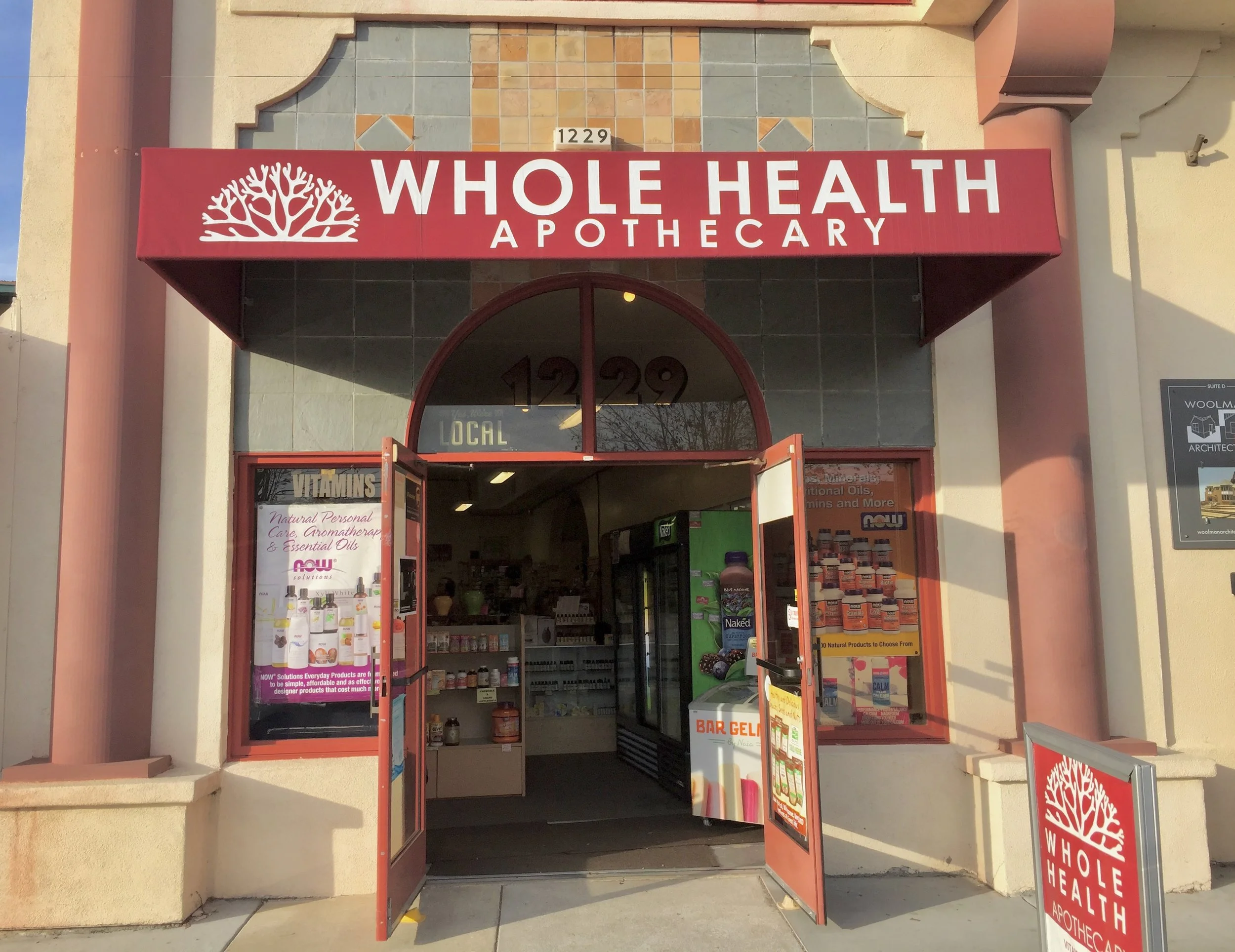 Nature heals. Egrets join the Whole Health Apothecary at 1229 Solano Avenue, Albany, CA. Best remedy, best prices.