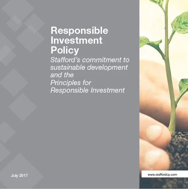 Stafford Capital Partners appoints an independent chair of the Stafford ESG Committee and issues  updated responsible investment policy
