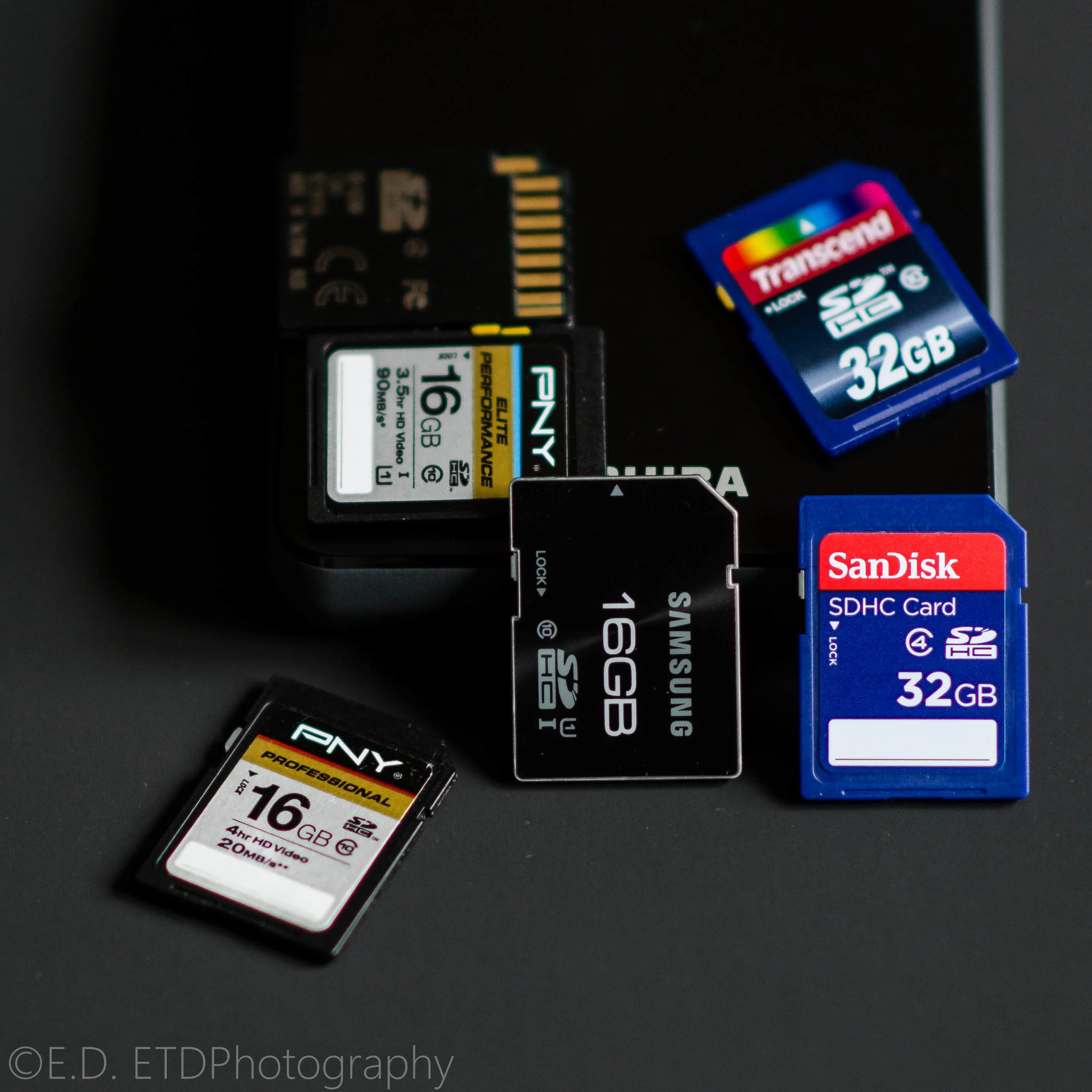 Two important numbers on a memory card are the capacity and the speed.