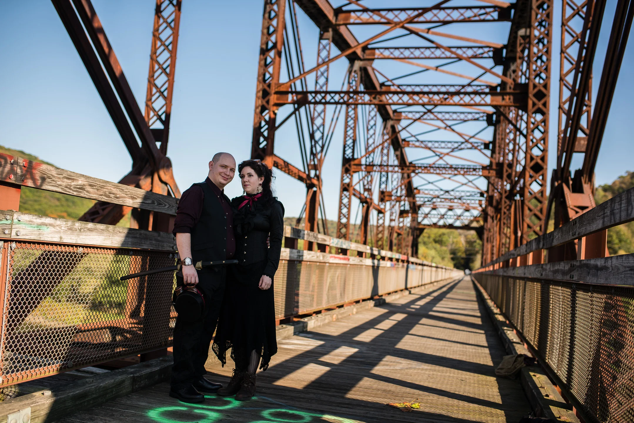 Portrait on Belmar Bridge along Sandy Creek Trail