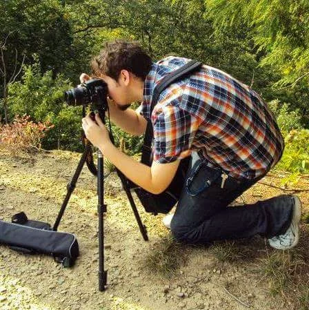 A tripod is essential both in studio and in the field.