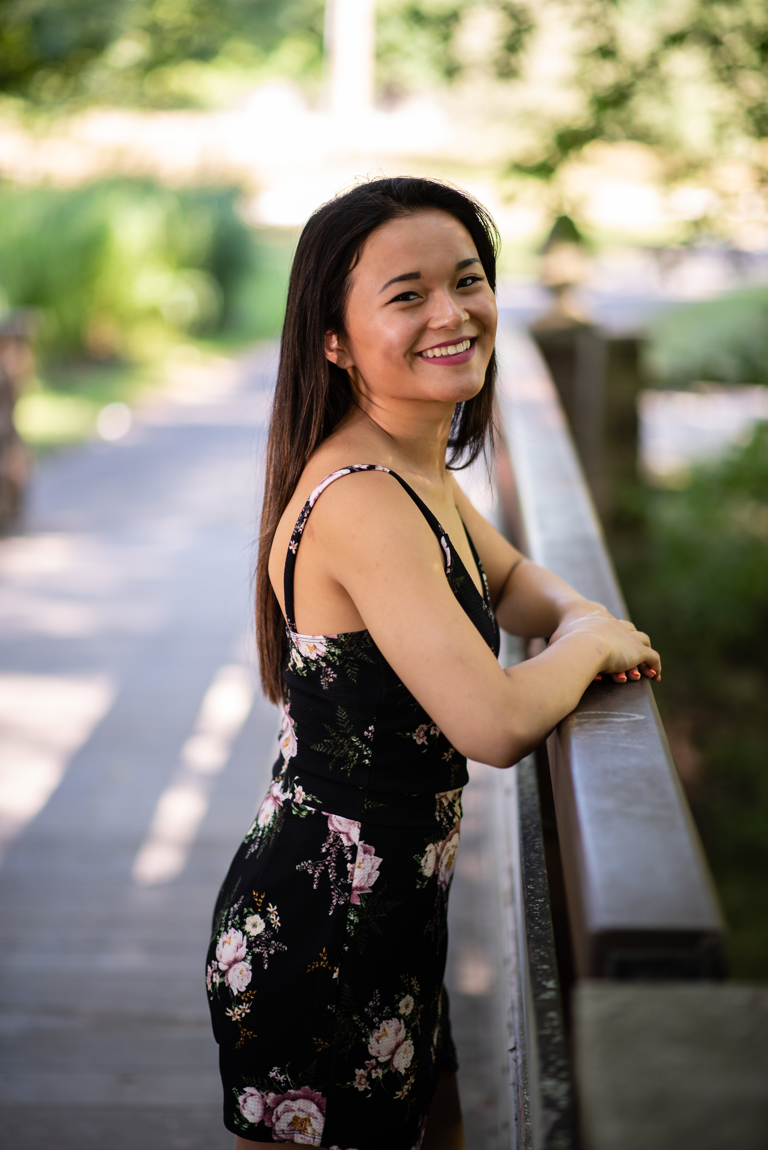 Frontier Park Bridge Senior Portrait