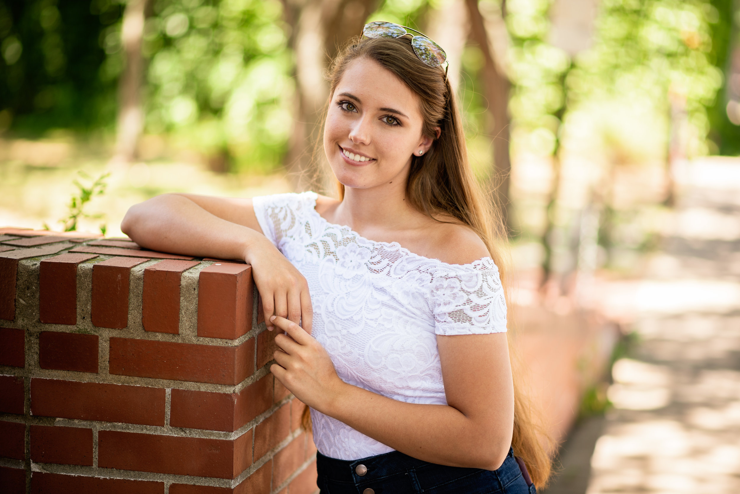 Downtown Senior Portrait on French Street - Mady 4