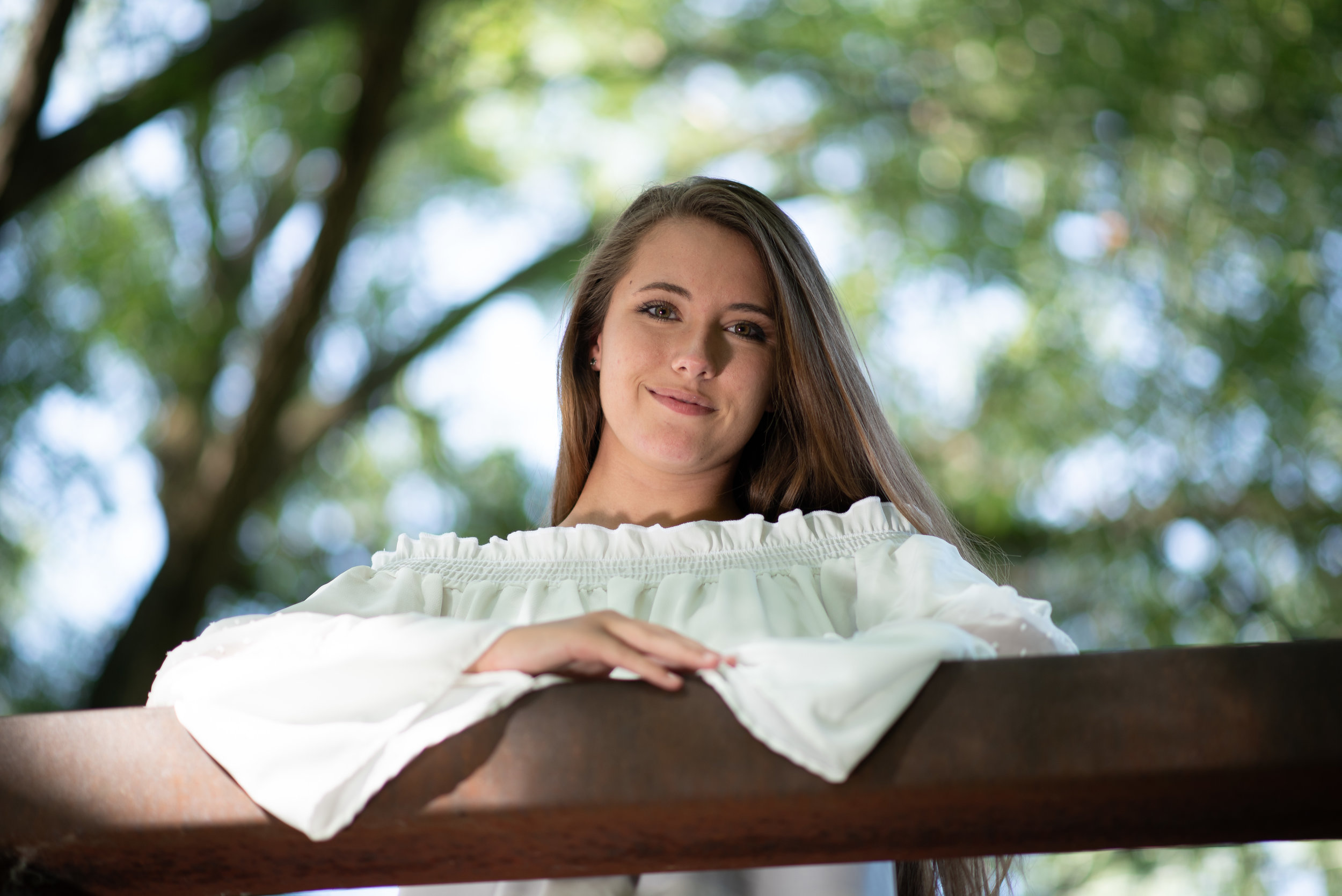 Frontier Park Bridge Senior Portrait