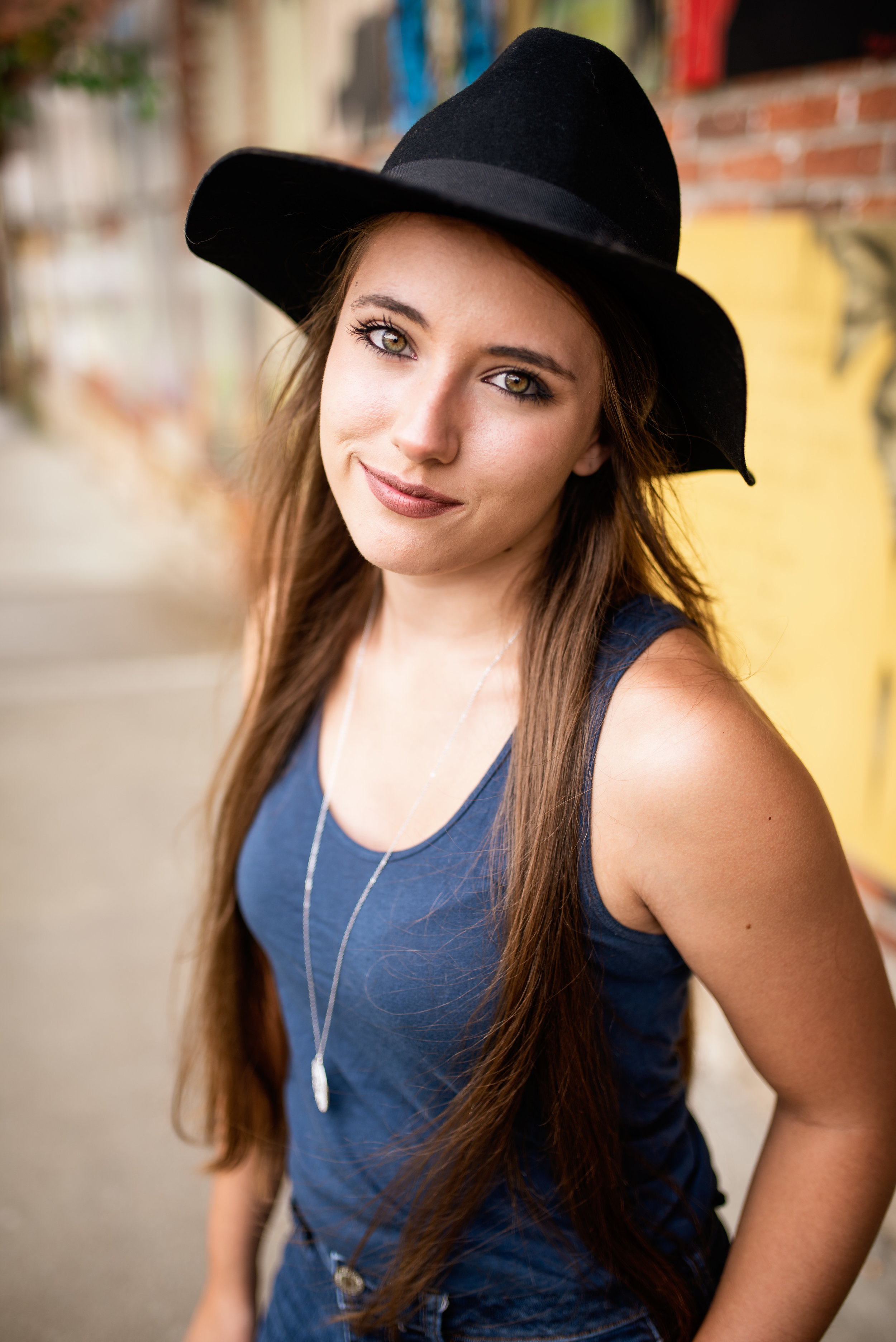 Clarion PA senior portrait near main street