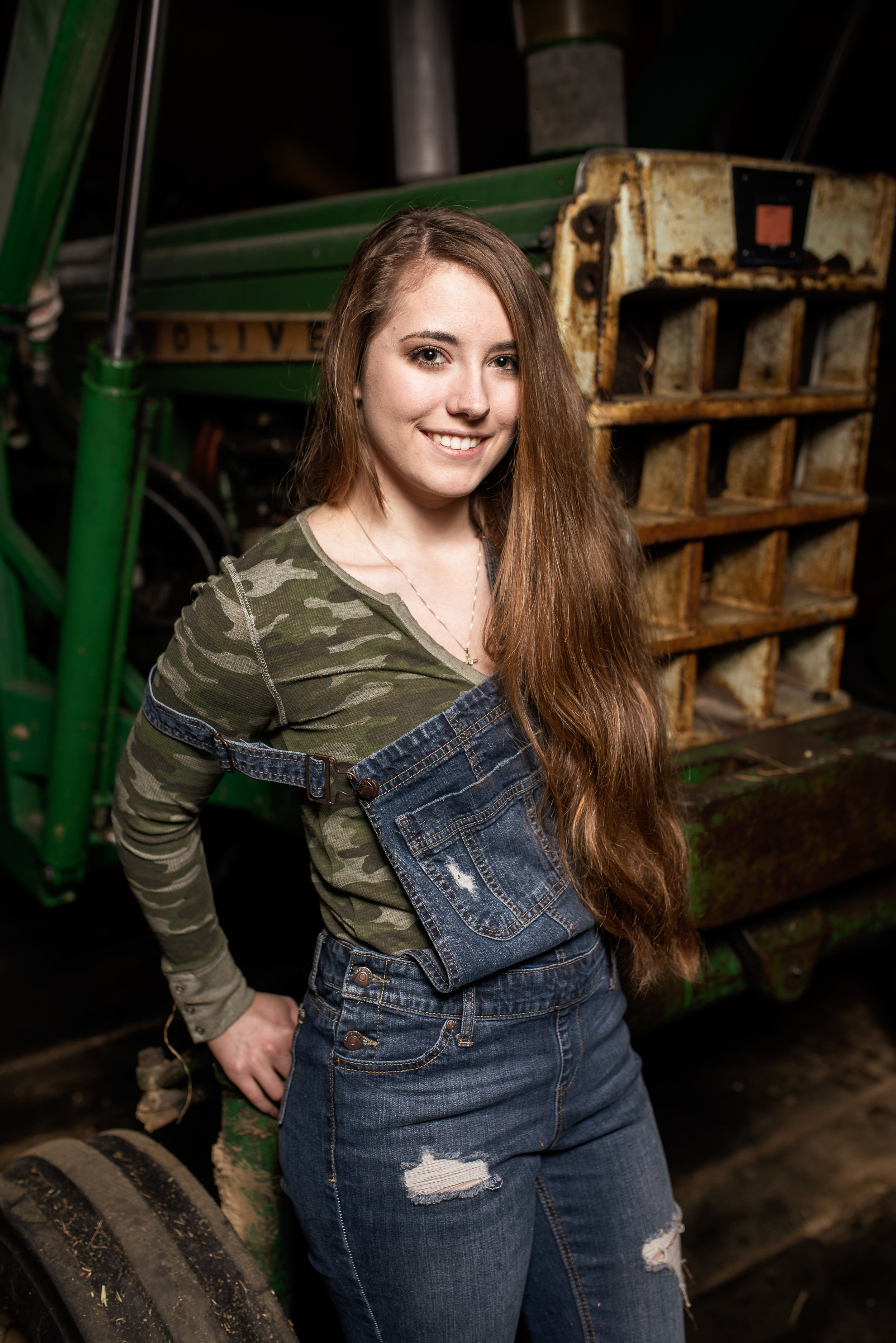 Long Hair Country Girl Portrait