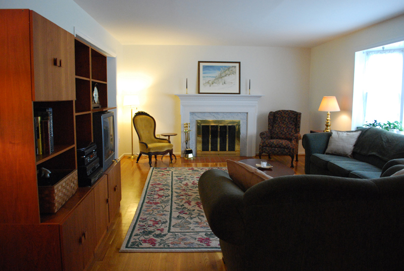 Purged Living Room - Staged for Sale
