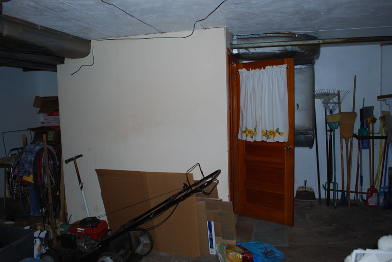 Before - Future Pegboard Location, c. 2012
