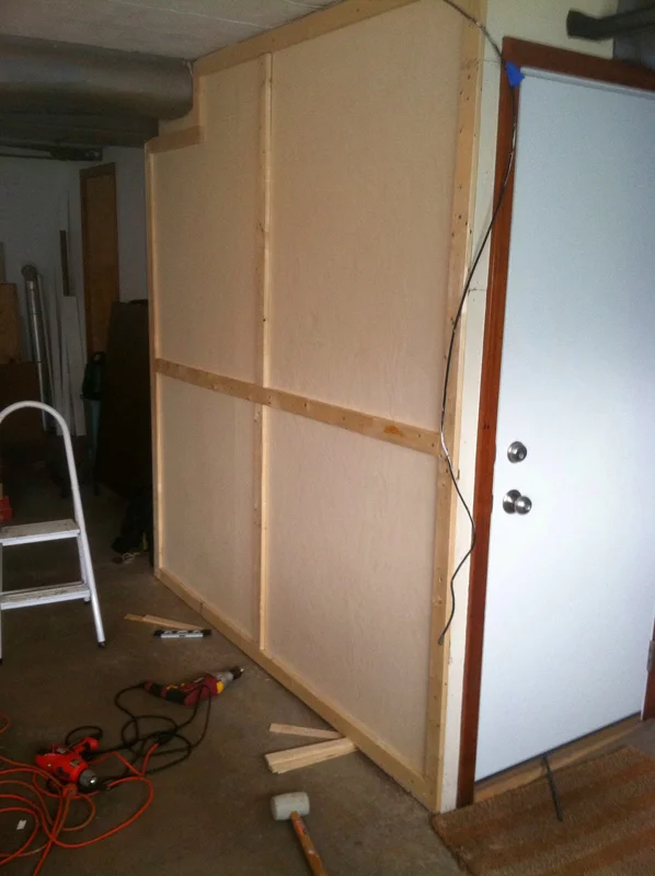 Progress - Furring Strip Installation