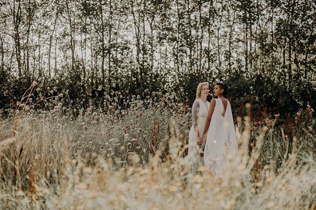 Can you see now why it was too much excitement to bear when my dream couple said there&rsquo;s a wild meadow and one of them would wear a jumpsuit and the other a cape and a crown!