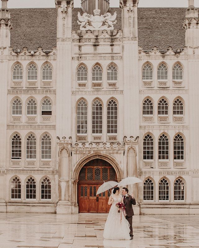 Rain on your wedding day doesn&rsquo;t ruin a thing when you have the attitude of these two gems ✨ .
Shot by Nina, edit by Ayla for @wagtailproductions