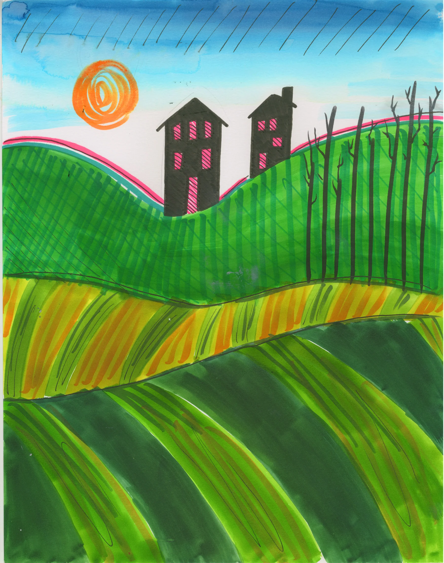 Dr. Martin's Dye and markers 11 x 17 2015