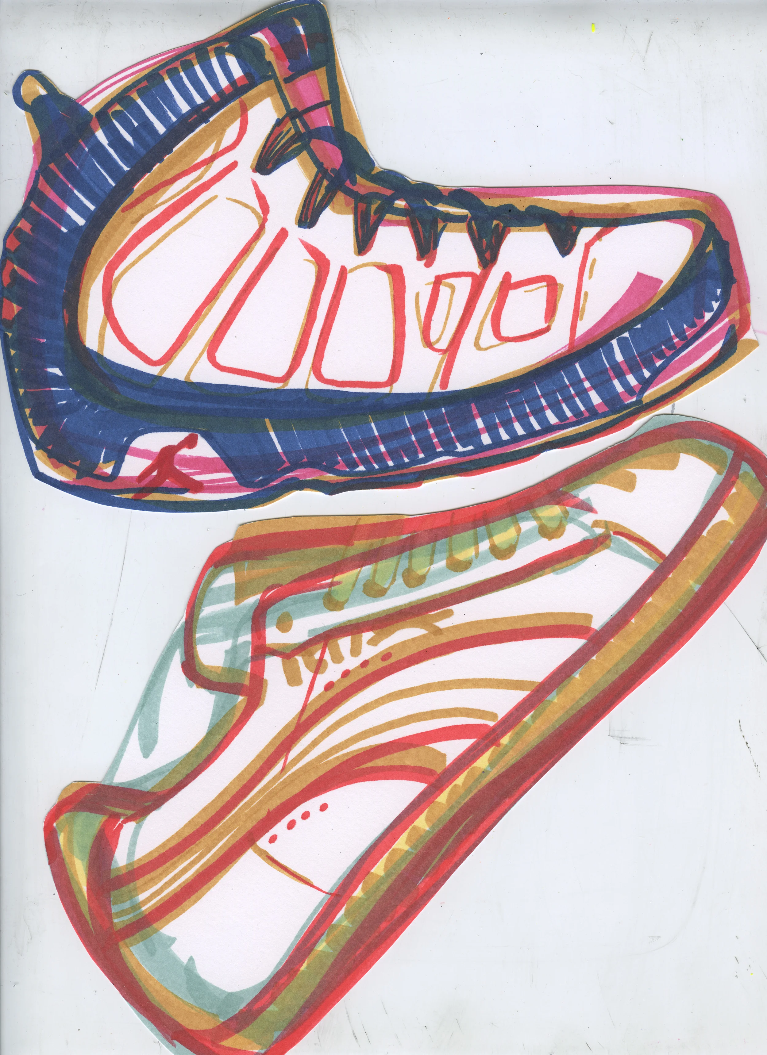 2016. Sketch for the Music Venue project. Marker.