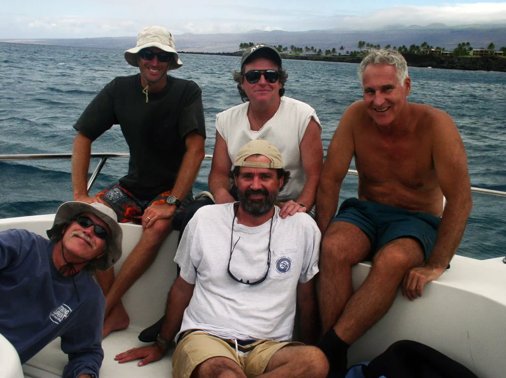 Science team in West Hawaii. 2000.