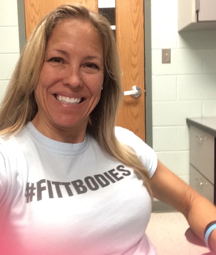 The tomboy me as a high school PE teacher.