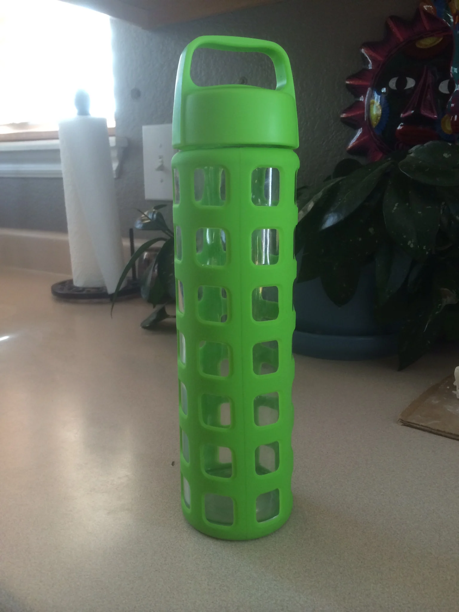 Now I drink out of glass and stainless steel containers.