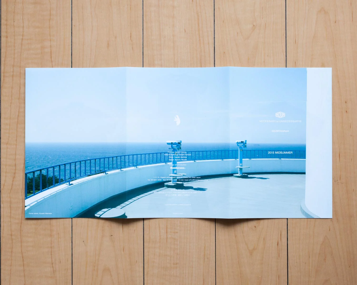NECESSARY LOOK BOOK 2015 MIDSUMMERの表紙に作品を使って頂けました。　