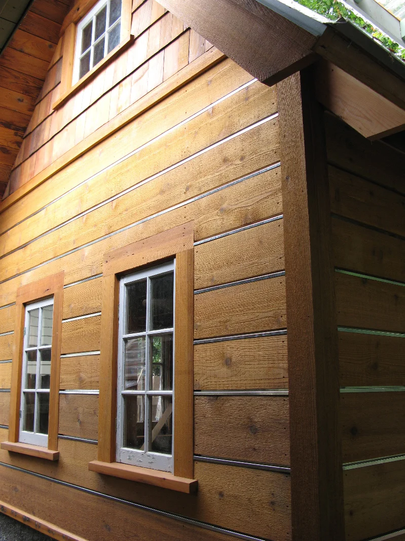 Designed and built by JRC, this residential ADU utilizes new and recycled materials.