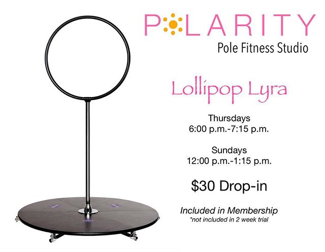We are so excited for our first #Lollipop Lyra class tonight at 6:00 p.m. Have you grabbed your spot? Space is limited!
