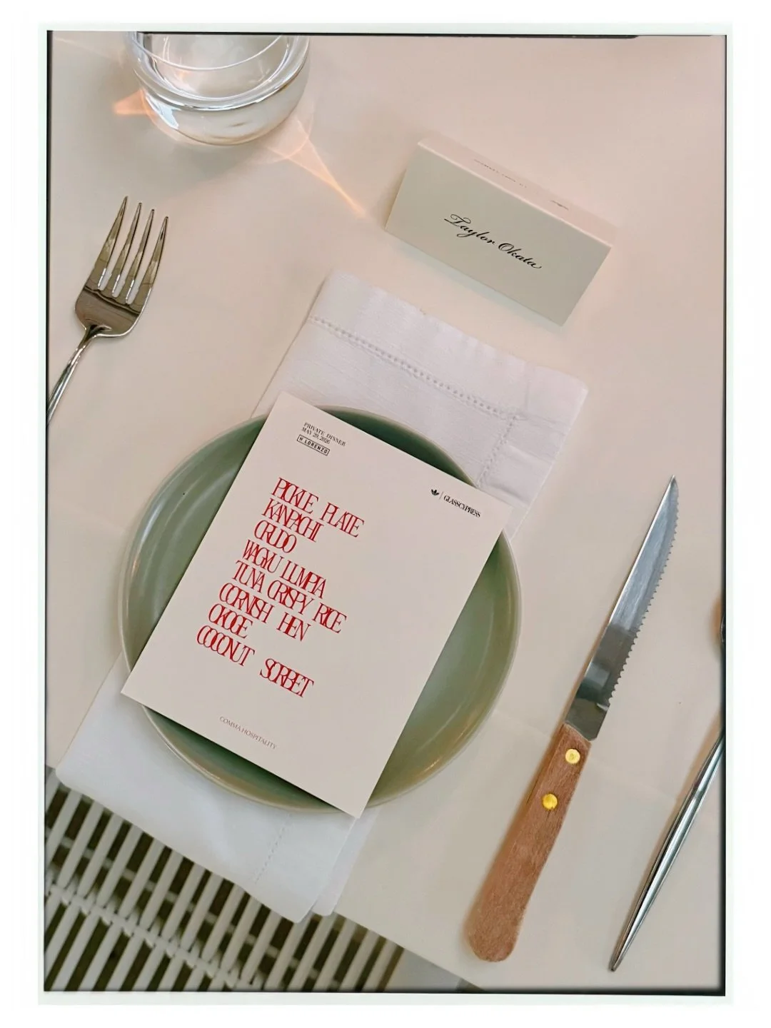 ate it up at a private dinner hosted by H. Lorenzo celebrating Glass Cypress x adidas

each of us received hand-worked, individually finished Stan Smiths

only 35 pairs were made :)