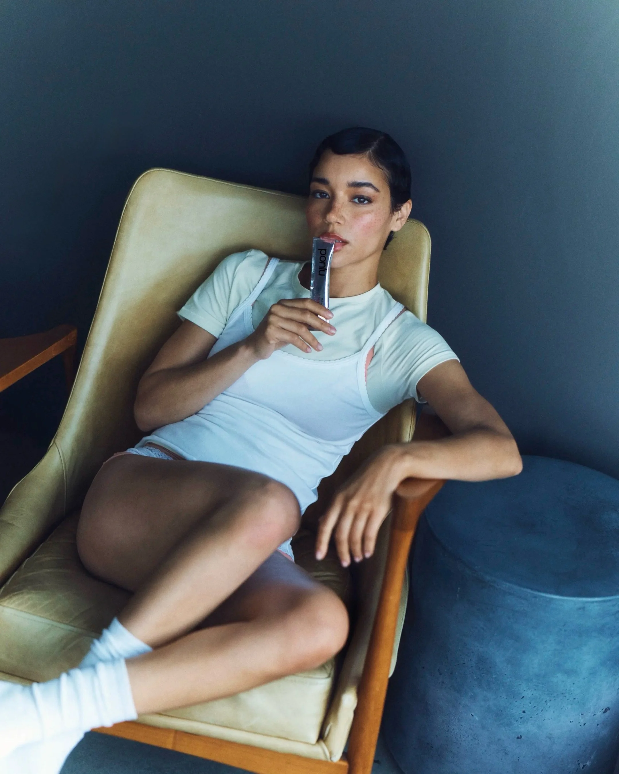 had the pleasure of styling the debut campaign for @ponlu.life! consulting for my dear friends @isabelledimang @nickedmonds_ on their new brand has been such a joy&mdash;i&rsquo;m so excited for this journey (and my gut health)