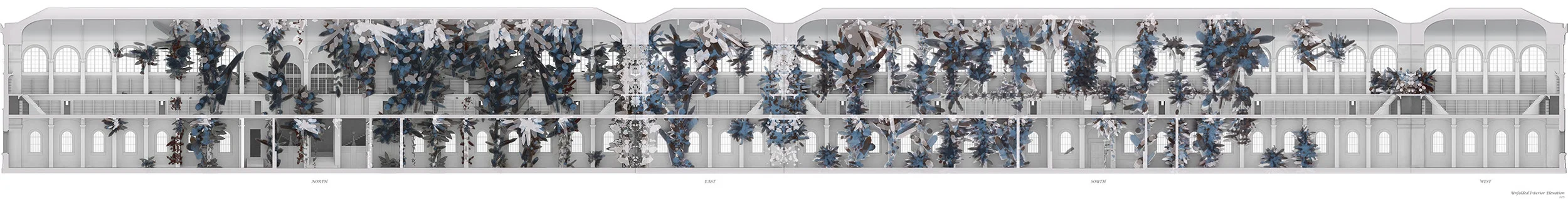 Unfolded Interior Elevation