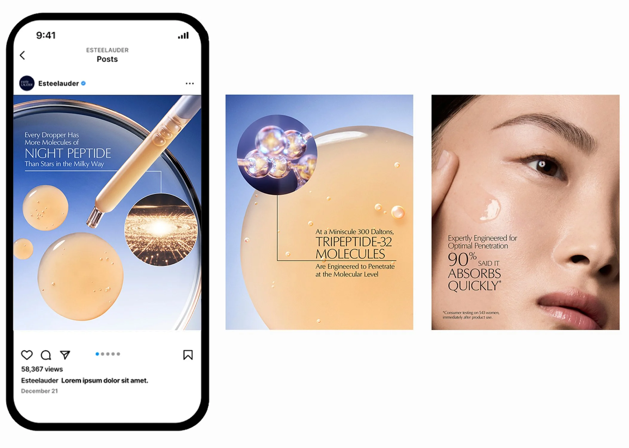 Social Carousel: "Texture & Science"