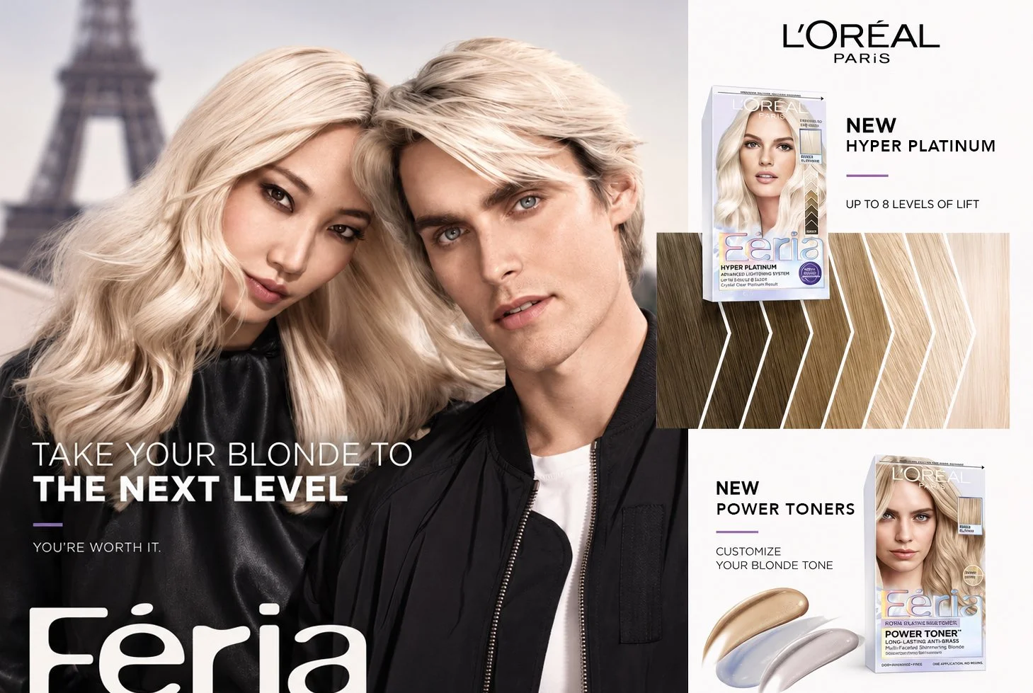 L'Oréal Paris Féria Hyper Platinum PRINT