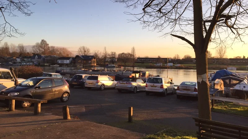 Working on the island...