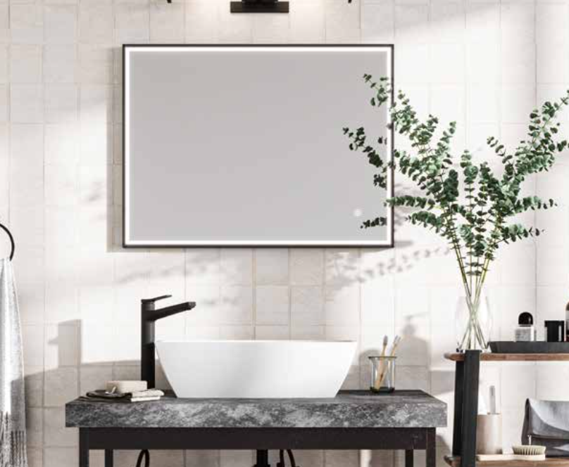 Aqualla Fuse LED Rectangle Black