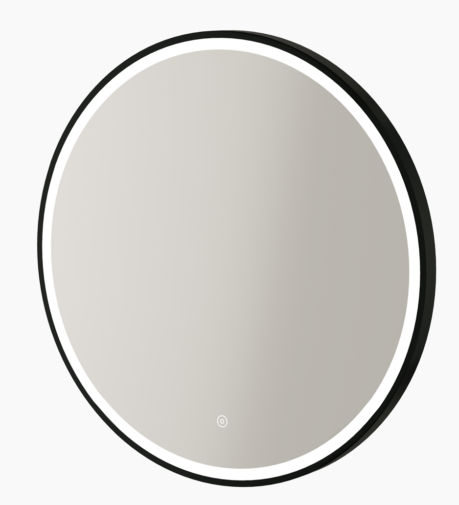 Aqualla Fuse LED Round Framed Black 700