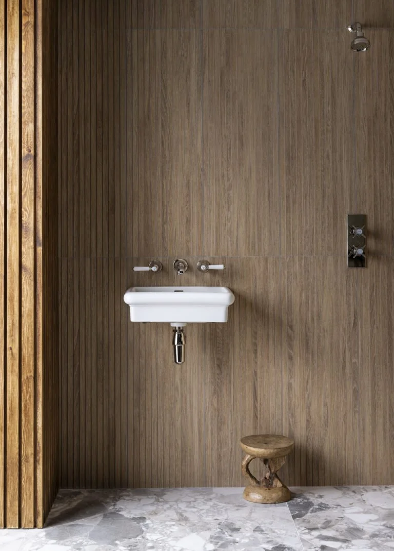  Riga Honey Slat Decor Wood Effect Ceramic £46.77 