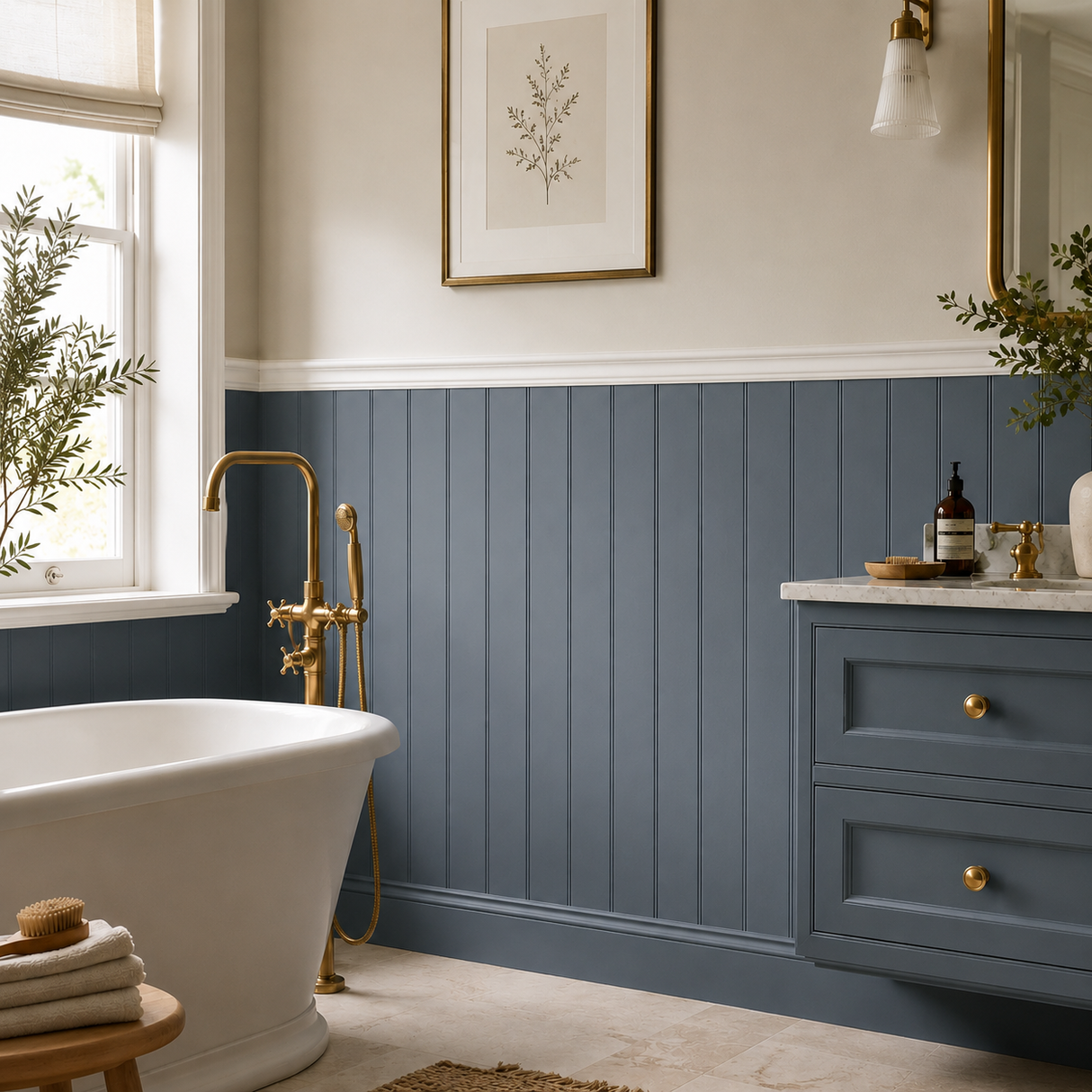Wood panneling bathroom installation Surrey.png